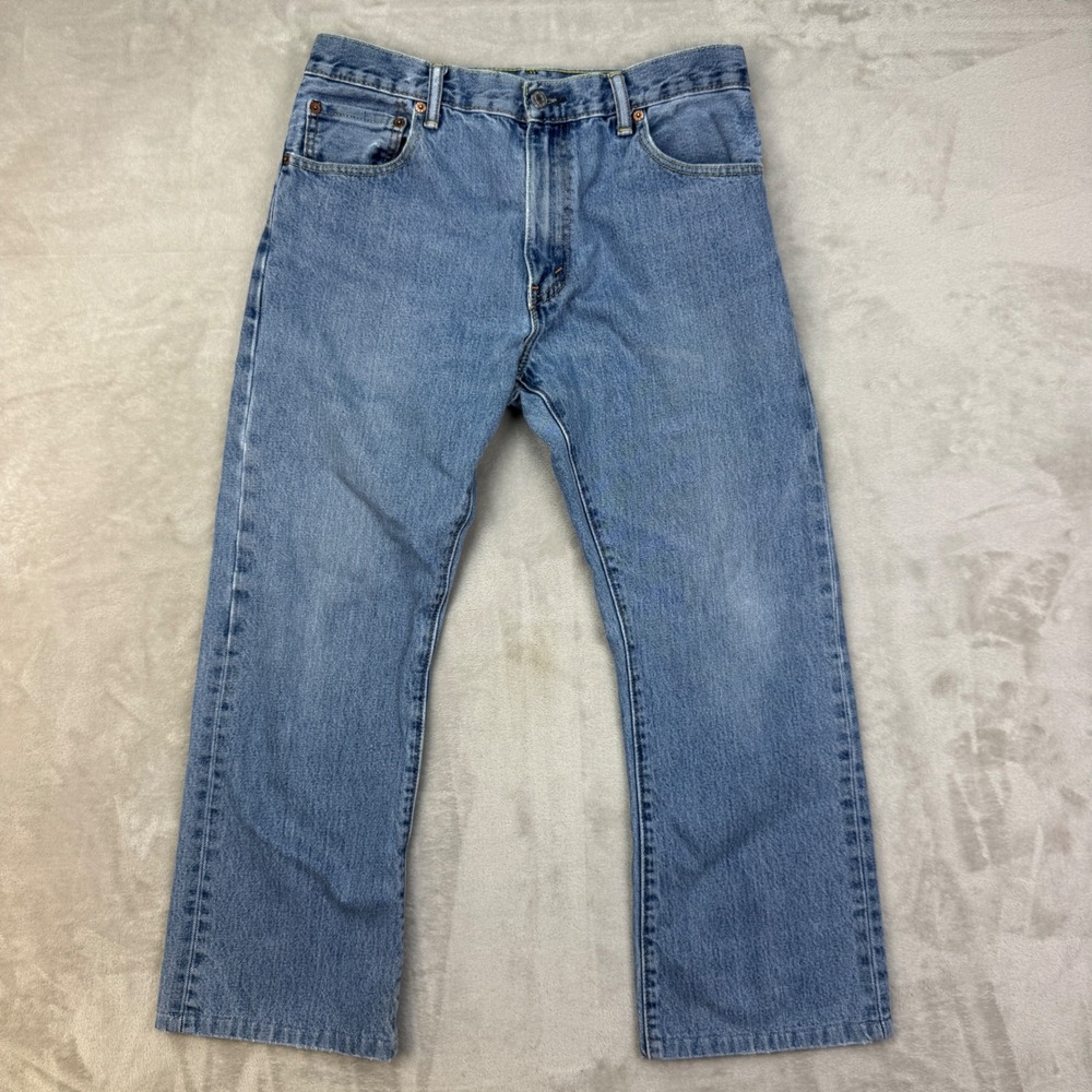 Levis 517 Jeans Men 33x29 (31x25) Blue Regular Bootcut Western Classic Denim
